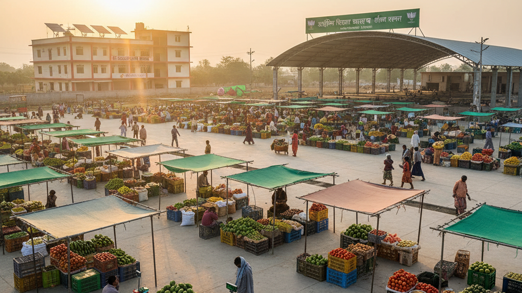 किसानों को सशक्त बनाने की दिशा में अहम कदम: 9 बाजार प्रांगणों का आधुनिकीकरण, लाखों मानव दिवस रोजगार सृजन