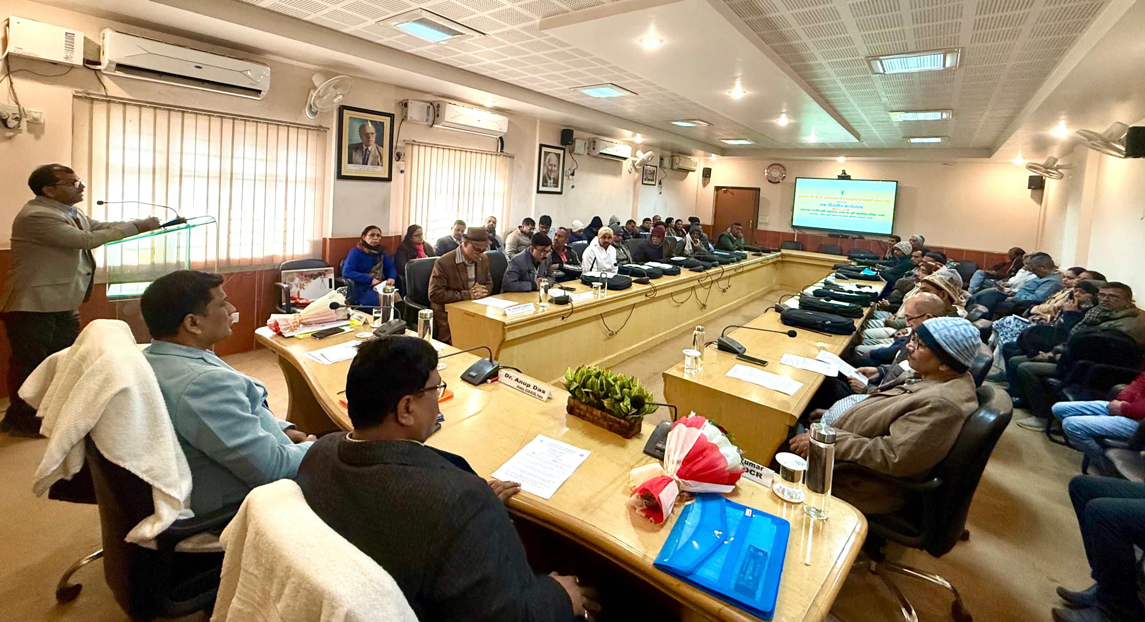 गुणवत्तापूर्ण बीज प्रणाली को सुदृढ़ करने पर जोर, बिहार के 6 जिलों के किसानों ने लिया प्रशिक्षण