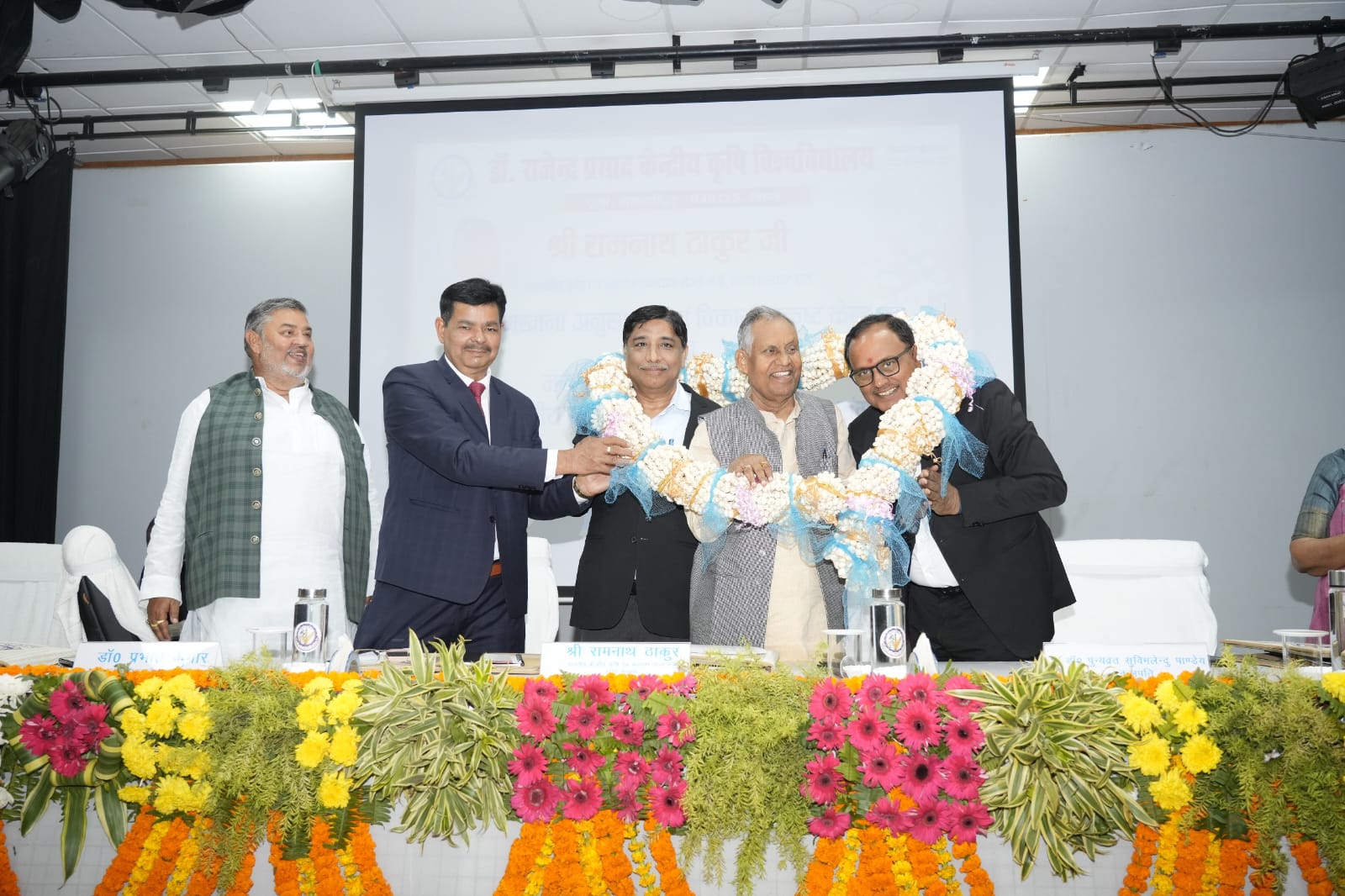 डॉ. राजेंद्र प्रसाद केन्द्रीय कृषि विश्वविद्यालय में मखाना अनुसंधान एवं विकास उत्कृष्ट केन्द्र का उद्घाटन